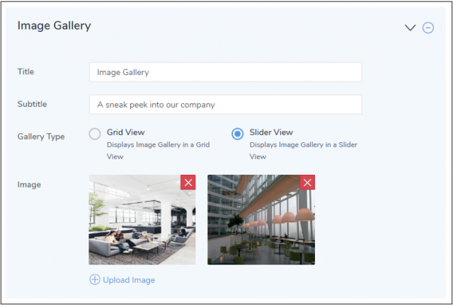 Image Gallery Section - Tool #3 to Design Attractive Careers Page using Jobsoid